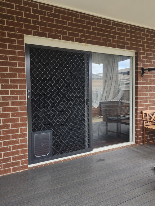 Diamond Grille Security Screen Doors