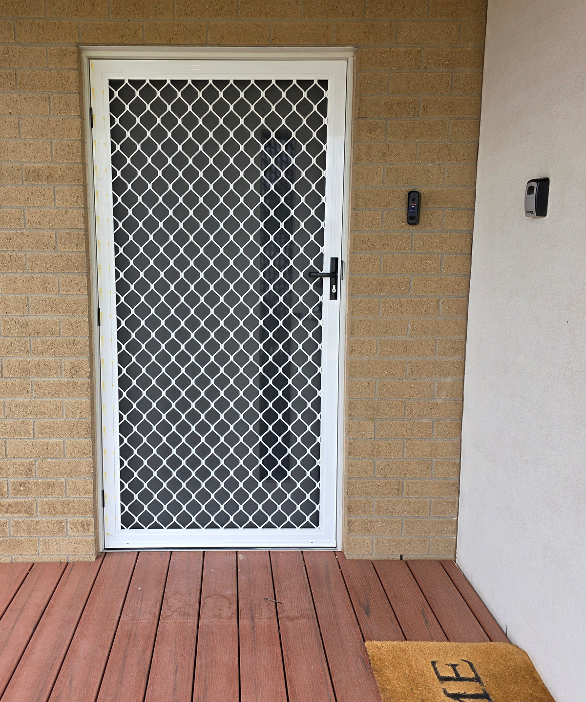 Diamond Grille Security Screen Doors