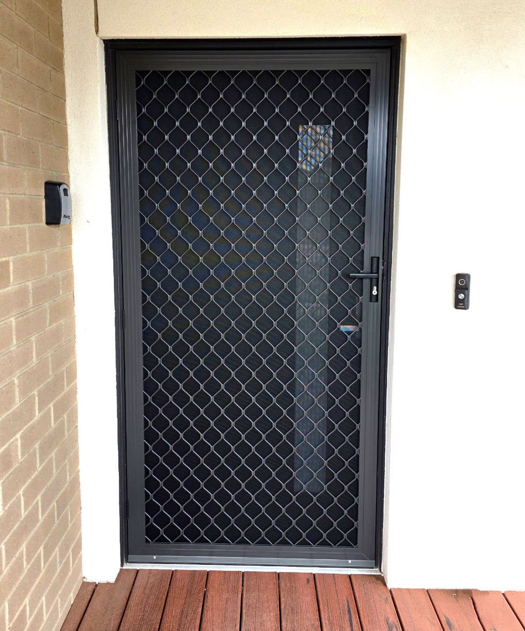 Diamond Grille Security Screen Doors