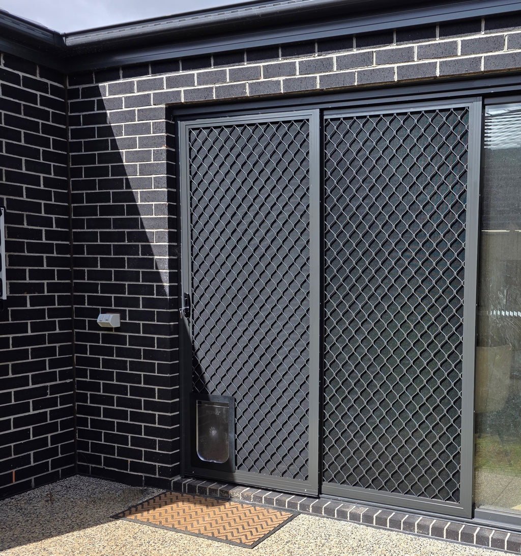 Diamond Grille Security Screen Doors