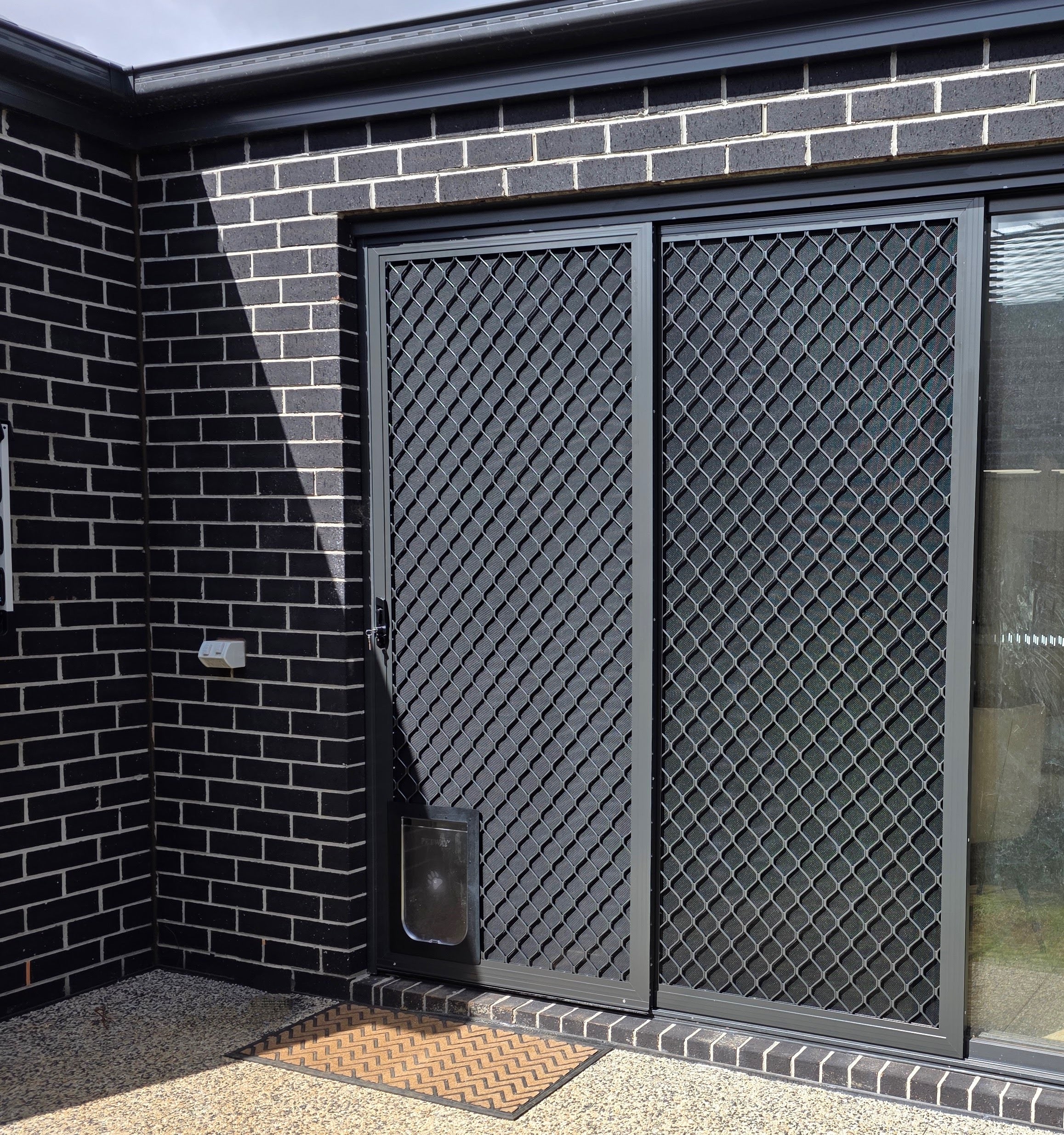 Diamond Grille Security Screen Doors