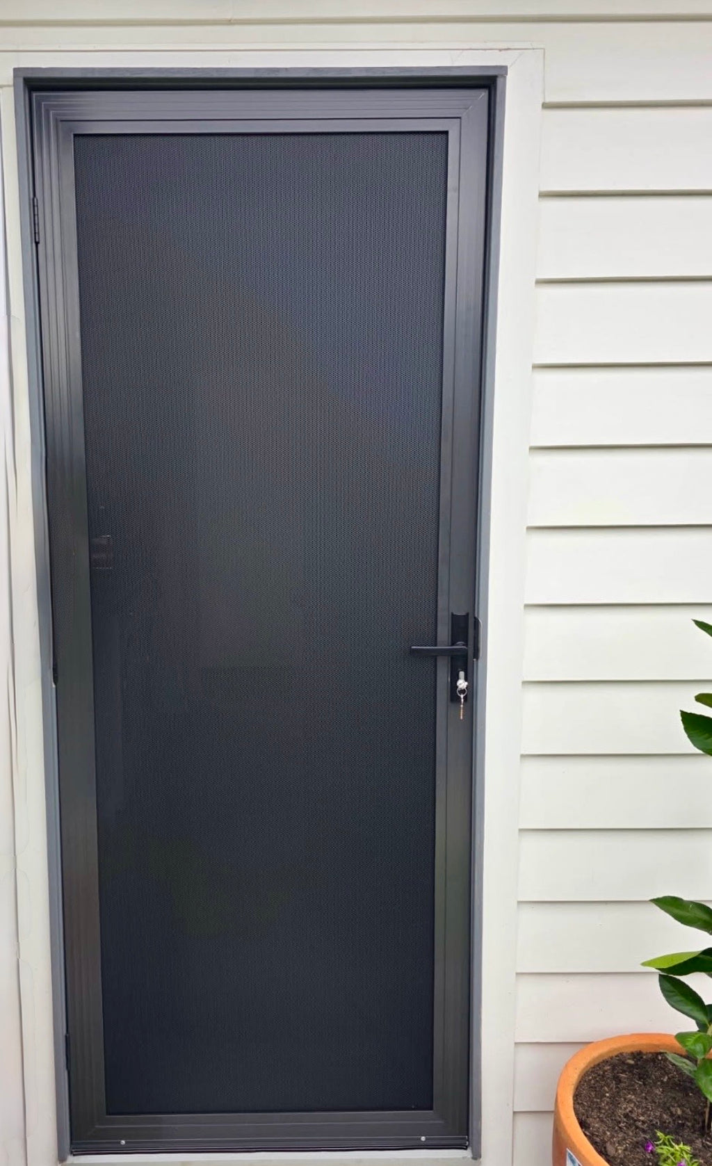 Perforated Aluminium Security screen Door